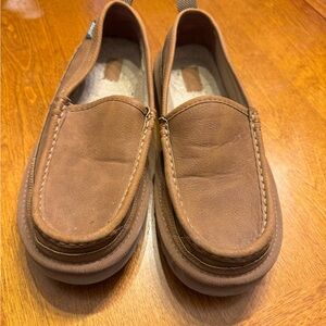 Bass Tan Leather Loafers for Men